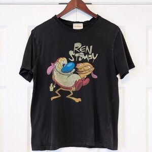 100% Cotton Ren and Stimpy Official Nickelodeon Men’s T-Shirt Size Medium